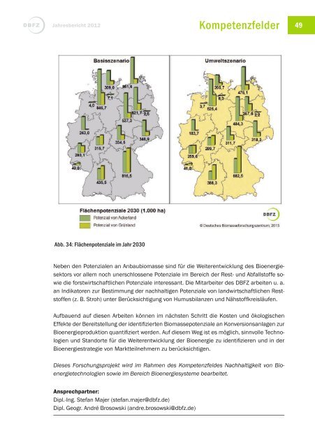 Jahresbericht 2012 - Deutsches Biomasseforschungszentrum