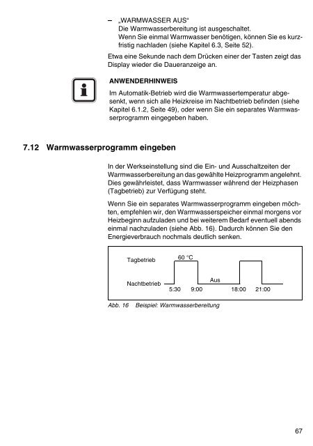 Montage- und Inbetriebnahmeanweisung Bedienungsanleitung