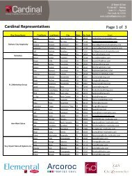 Page 1 of 3 Cardinal Representatives