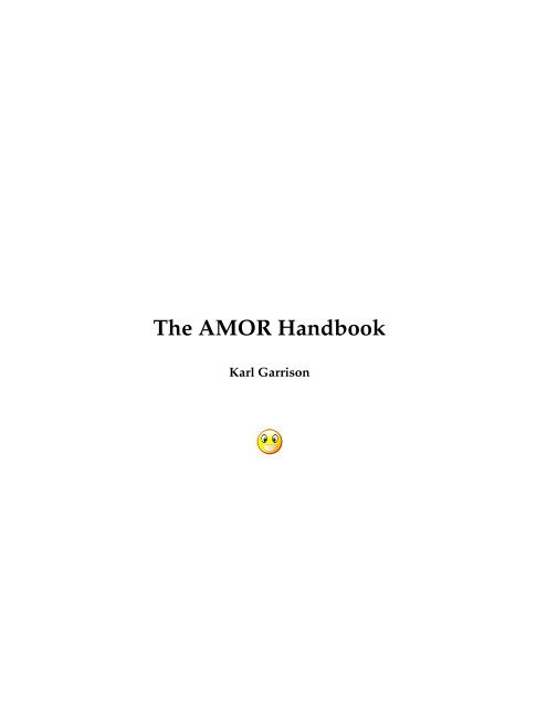 The AMOR Handbook - KDE Documentation