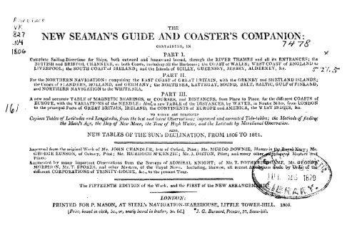 The new seaman's guide and coaster's companion containing in I ...