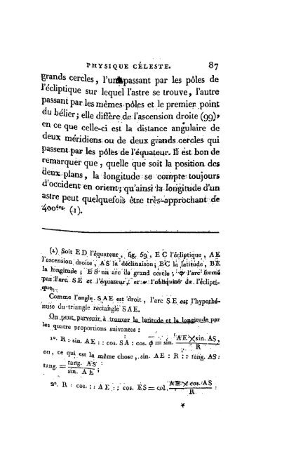 Cours de physique câeleste ou Leðcons sur l'exposition du ... - NOAA