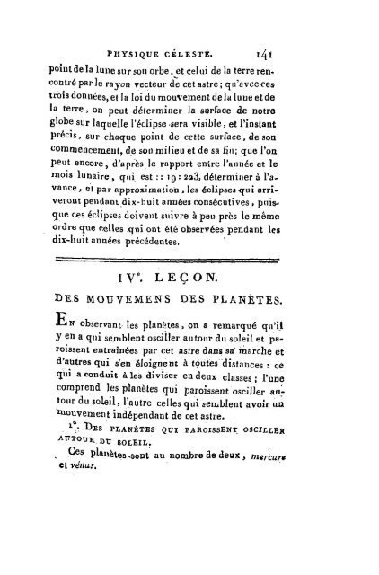 Cours de physique câeleste ou Leðcons sur l'exposition du ... - NOAA