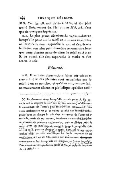 Cours de physique câeleste ou Leðcons sur l'exposition du ... - NOAA