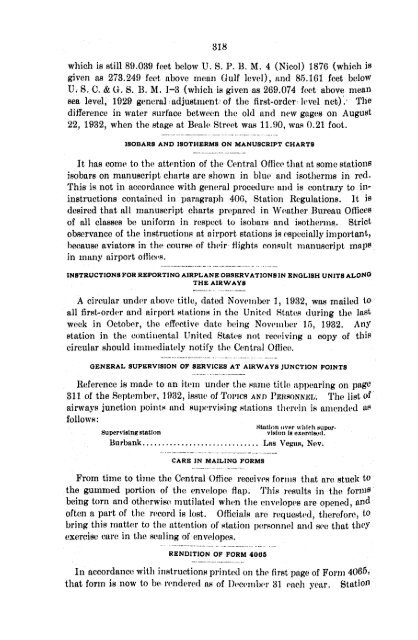 Weather Bureau topics and personnel / United States Department of ...