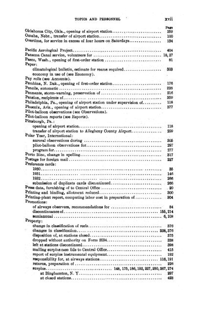 Weather Bureau topics and personnel / United States Department of ...