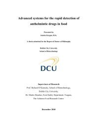 Advanced systems for the rapid detection of anthelmintic ... - DORAS
