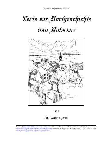 1838-Die Wahrsagerin - Burgenverein Untervaz