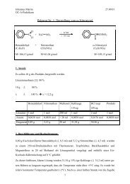 Präparat Nr. 1: Darstellung von ω-Nitrostyrol - Chemiestudent.de