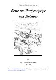 1804-Das Kloster Churwalden 1150 - 1804 - Burgenverein Untervaz