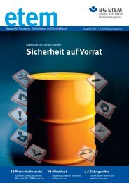 Ausgabe Textil Medienerzeugnisse - Die BG ETEM