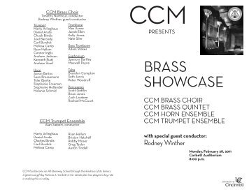 Brass Showcase 02.28.11.pdf - UC DRC Home