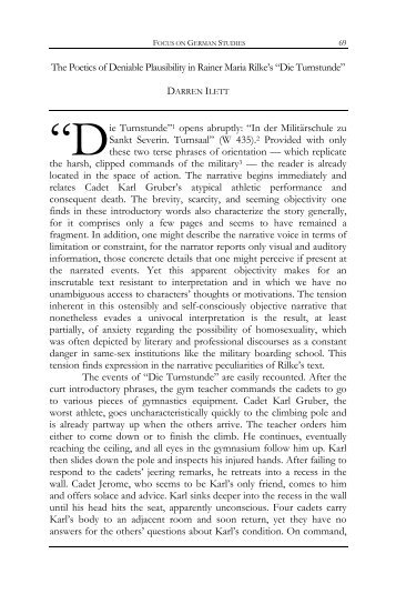 Rilke's Die Turnstunde.pdf - UC DRC Home