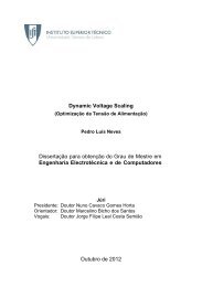 Dynamic Voltage Scaling Dissertação para obtenção do Grau de ...