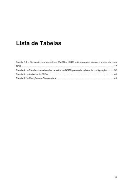 Dynamic Voltage Scaling Dissertação para obtenção do Grau de ...