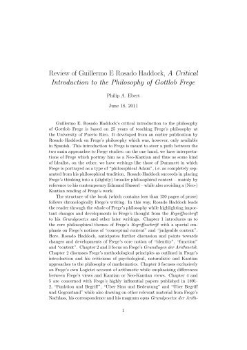 Review of Guillermo E Rosado Haddock, A Critical Introduction to ...