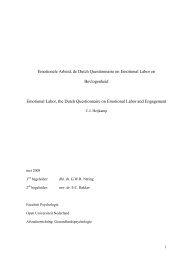 Emotionele Arbeid, de Dutch Questionnaire on Emotional Labor en ...