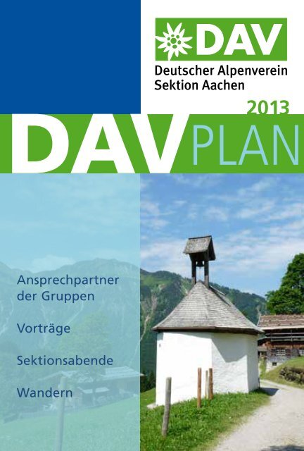Jahresplan 2013 - Aachen