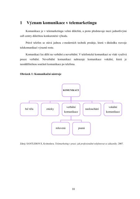 MinarikovaL_Analyza komunikace_JJ_2009.pdf - Univerzita ...