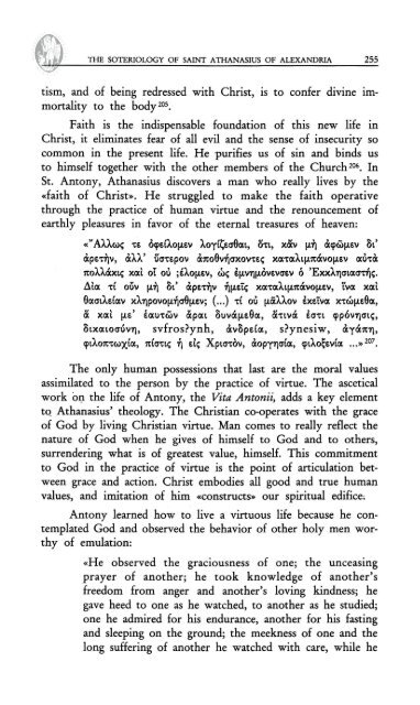 the soteriology of saint athanasius of alexandria the conformation of ...