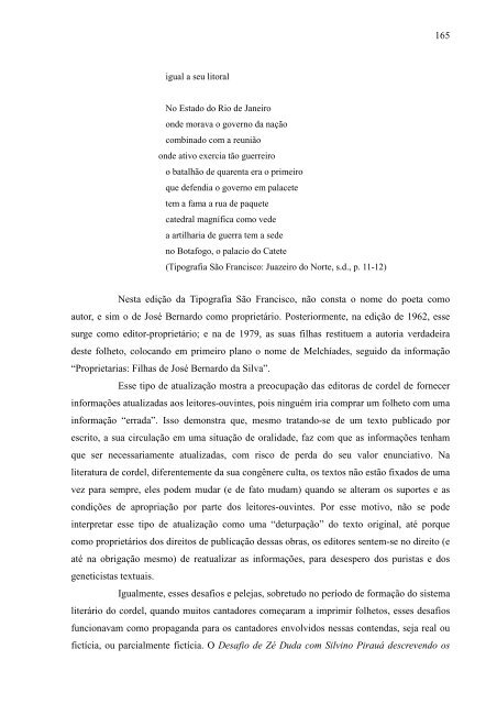 a formação da literatura de cordel brasileira - Repositorio ...