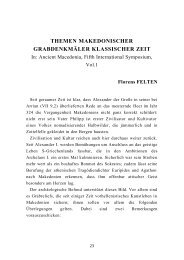 themen makedonischer grabdenkmäler klassischer zeit