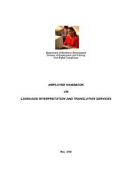 Language Interpretation and Translation Services Handbook