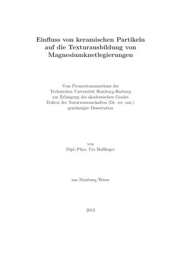 Dissertation_Hasslinger_20131106_online.pdf - TUBdok - TUHH