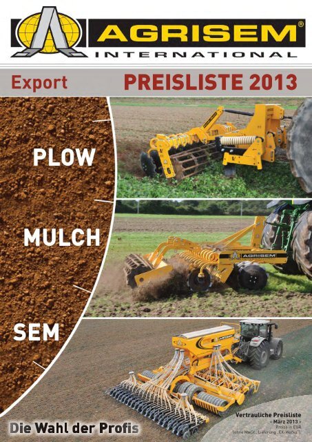 PREISLISTE 2013 - Kranich GmbH
