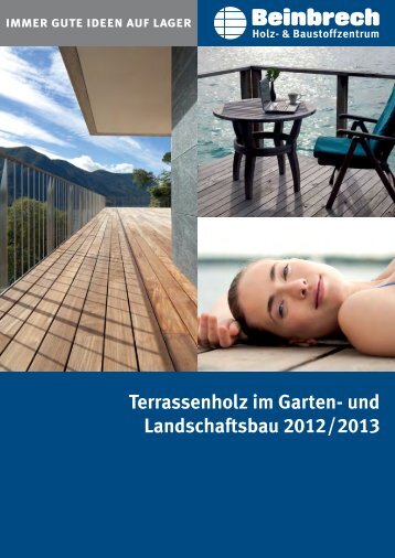 Terrassenholz im Garten- und Landschaftsbau 2012 ... - Beinbrech