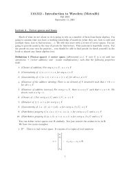 110.312 - Introduction to Wavelets (Metcalfe)