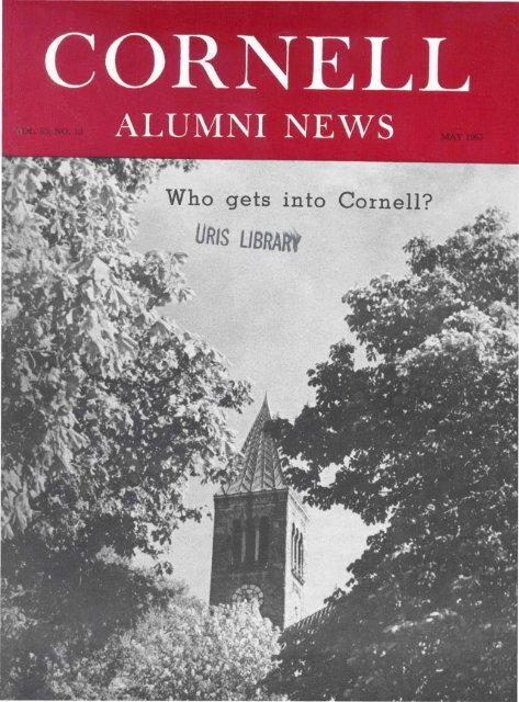 ALUMNI NEWS - eCommons@Cornell - Cornell University