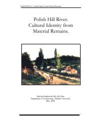 Polish Hill River. Cultural Identity from Material Remains.