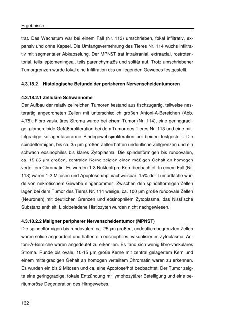 Immunhistologische Charakterisierung primärer Neoplasien des ...