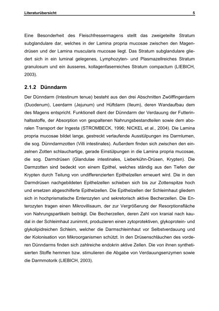 Diss Nikki final - TiHo Bibliothek elib - Tierärztliche Hochschule ...