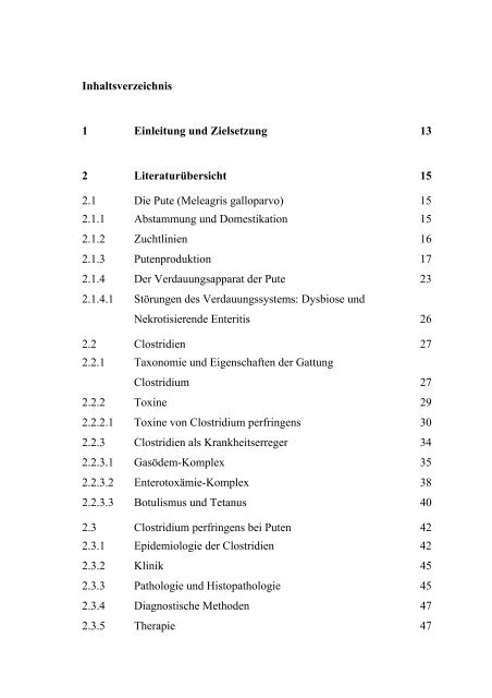 Epidemiologische Untersuchungen zum Auftreten und zu den ...