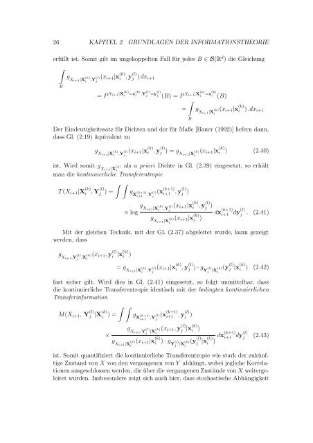 Nichtlineare Methoden zur Quantifizierung von Abhängigkeiten und ...