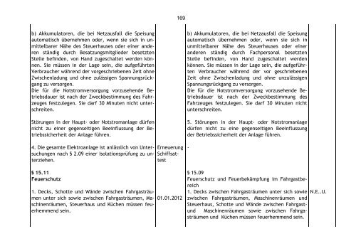 Verbesserung des Sicherheitsniveaus der Binnen-Fahrgastschiffe in ...