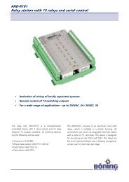 AHD-R101 Relay station with 15 relays and serial control