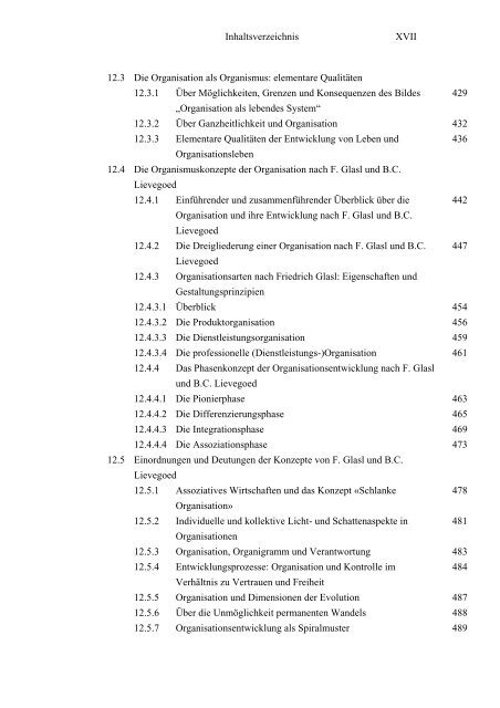 BEWUßTSEINS- UND ORGANISATIONSENTWICKLUNG