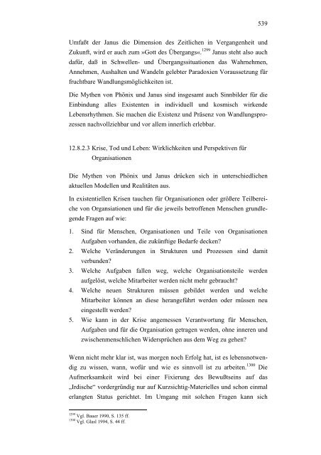 BEWUßTSEINS- UND ORGANISATIONSENTWICKLUNG