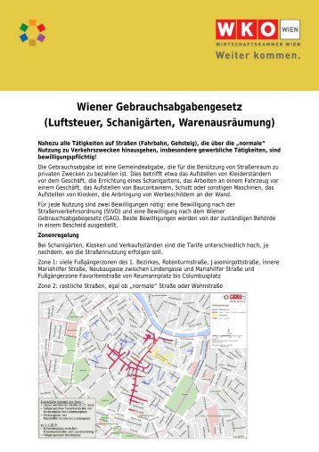 Wiener Gebrauchsabgabengesetz - Wirtschaftskammer Wien