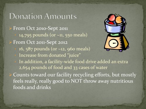 Reducing Wasted Food at Federal Facilities - US Environmental ...