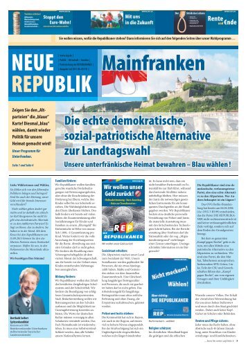 Mainfranken... - Die Republikaner