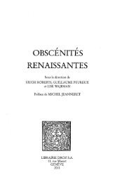 obscenites renaissantes - ePrints Soton - University of Southampton