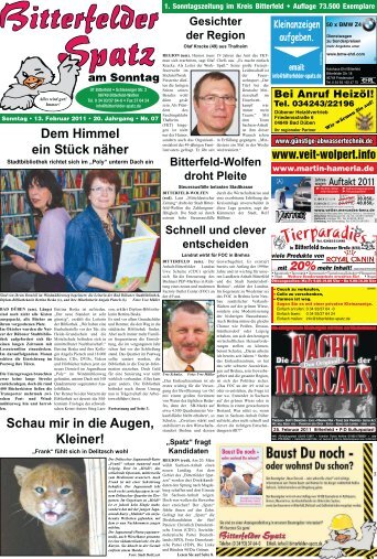 E-Paper-Spatz 13.02.2011 - Bitterfelder Spatz