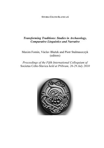 Studies in Archaeology, Comparative Linguistics and Narrative ...