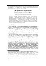 The substructure of stasis-theory from Hermagoras to Hermogenes