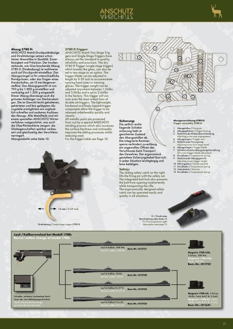 Jagd Programm 2013 Hunting Line 2013 - Waffen Schmidt