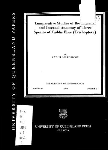 Comparative Studies of the - UQ eSpace - University of Queensland